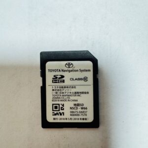 Toyota NSCD-W66 Map SD Card